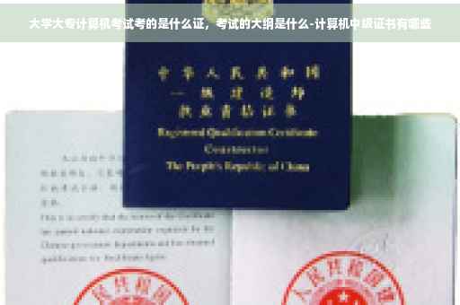 大学大专计算机考试考的是什么证，考试的大纲是什么-计算机中级证书有哪些