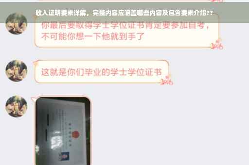 收入证明要素详解，完整内容应涵盖哪些内容及包含要素介绍??