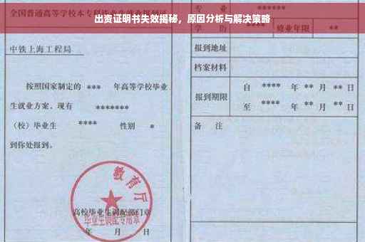 出资证明书失效揭秘，原因分析与解决策略