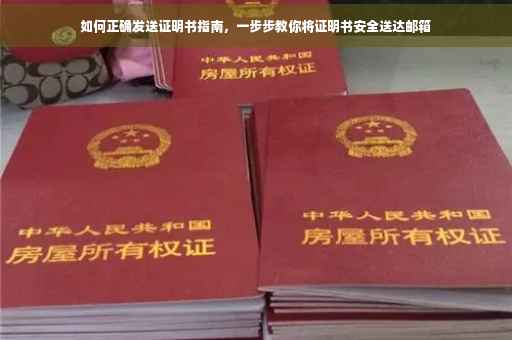 如何正确发送证明书指南，一步步教你将证明书安全送达邮箱