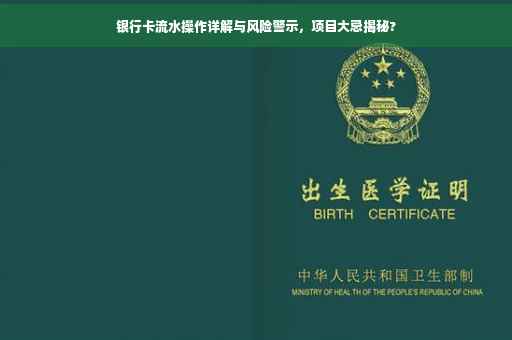 银行卡流水操作详解与风险警示，项目大忌揭秘?