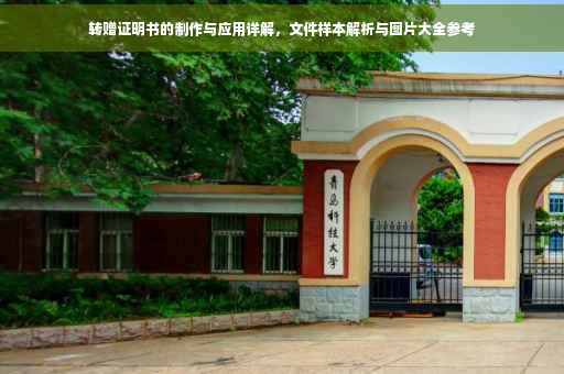 转赠证明书的制作与应用详解，文件样本解析与图片大全参考