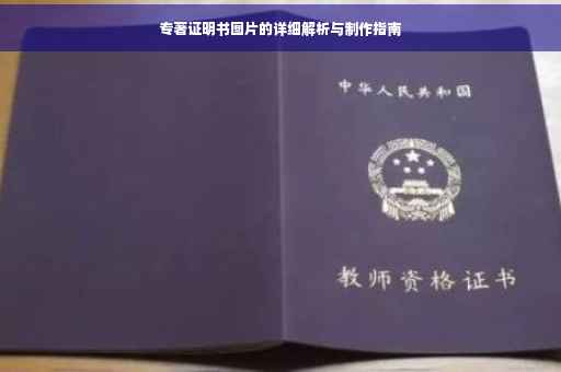 专著证明书图片的详细解析与制作指南