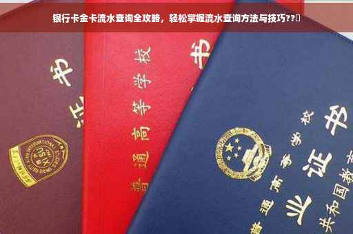 银行卡金卡流水查询全攻略，轻松掌握流水查询方法与技巧??✨