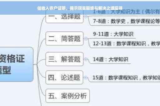 低收入农户证明，揭示现实困境与解决之道探寻