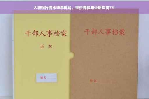 入职银行流水账单详解，提供流程与证明指南??✨