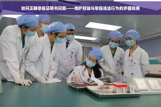 如何正确举报证明书问题——维护权益与举报违法行为的步骤指南