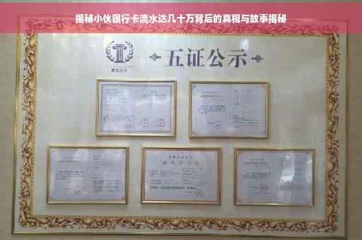 揭秘小伙银行卡流水达几十万背后的真相与故事揭秘