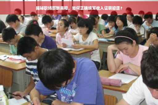 揭秘职场薪酬真相，如何正确填写收入证明称谓？