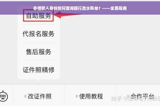 非借款人身份如何查询银行流水账单？——全面指南