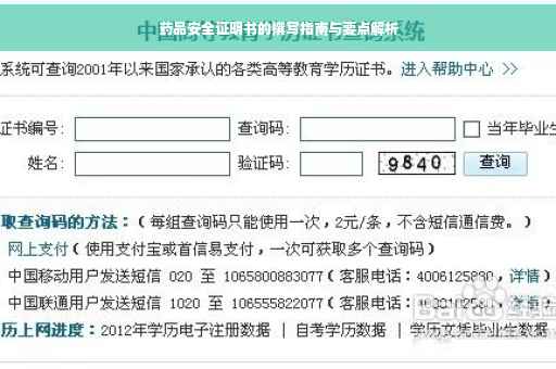 药品安全证明书的撰写指南与要点解析