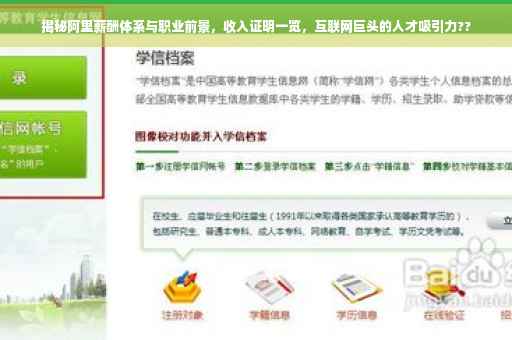 揭秘阿里薪酬体系与职业前景，收入证明一览，互联网巨头的人才吸引力??