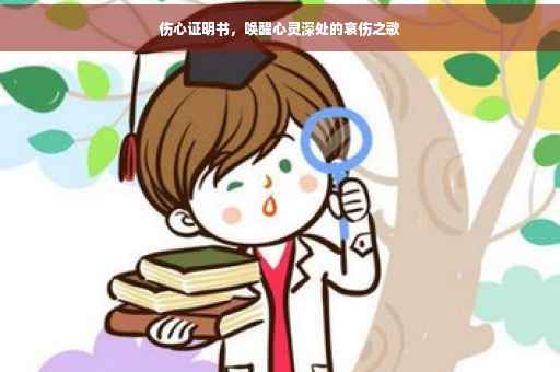 伤心证明书，唤醒心灵深处的哀伤之歌