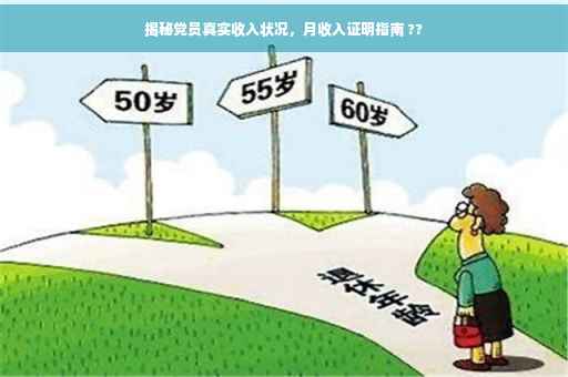 揭秘党员真实收入状况，月收入证明指南 ??