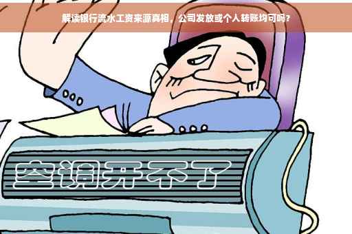 解读银行流水工资来源真相，公司发放或个人转账均可吗？