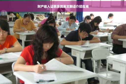 财产收入证明及其英文翻译介绍指南
