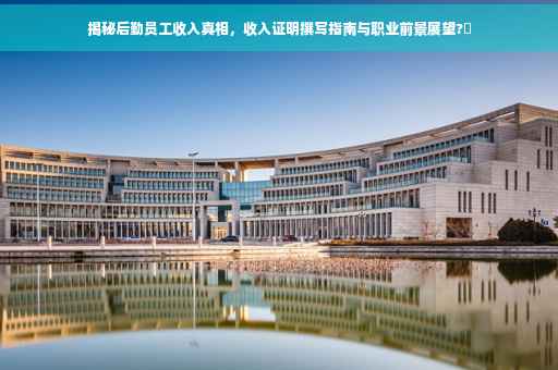 揭秘后勤员工收入真相，收入证明撰写指南与职业前景展望?✨
