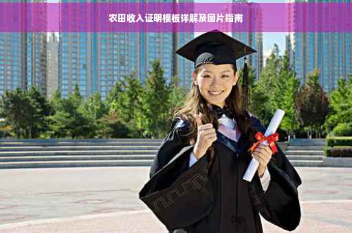 农田收入证明模板详解及图片指南
