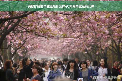 高职扩招的毕业证是什么样子,大专毕业证有几种