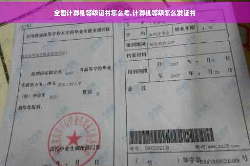 全国计算机等级证书怎么考,计算机等级怎么发证书 全国计算机等级证书怎么考,计算机等级怎么发证书