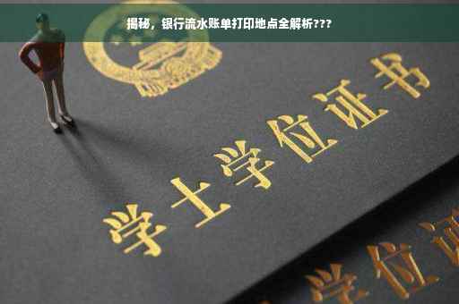 揭秘，银行流水账单打印地点全解析???