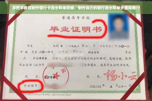 手把手教你制作银行卡流水账单攻略，制作自己的银行流水账单步骤指南??