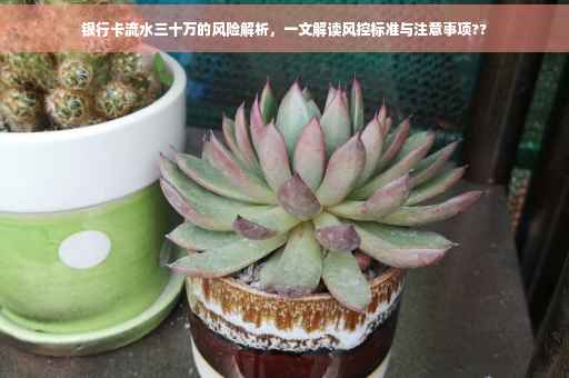 银行卡流水三十万的风险解析，一文解读风控标准与注意事项??