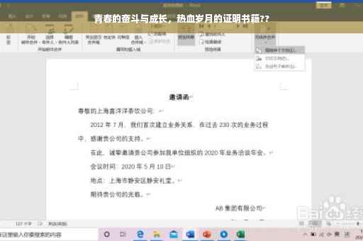 青春的奋斗与成长，热血岁月的证明书籍??