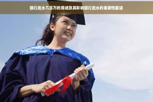 银行流水几百万的用途及其影响银行流水的重要性解读