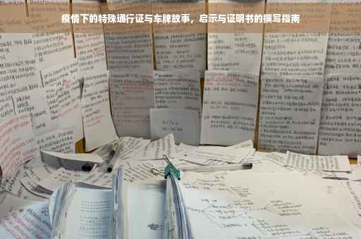 疫情下的特殊通行证与车牌故事，启示与证明书的撰写指南