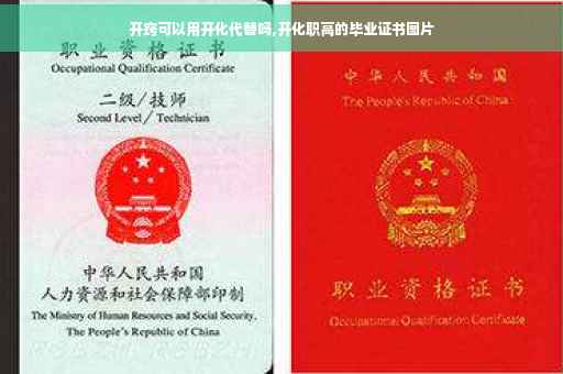 开窍可以用开化代替吗,开化职高的毕业证书图片