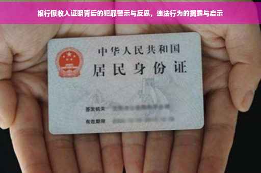 银行假收入证明背后的犯罪警示与反思，违法行为的揭露与启示