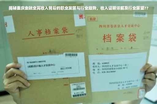揭秘重庆金融业高收入背后的职业发展与行业趋势，收入证明详解及行业展望??