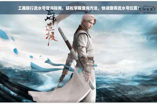 工商银行流水号查询指南，轻松掌握查询方法，快速查看流水号位置！