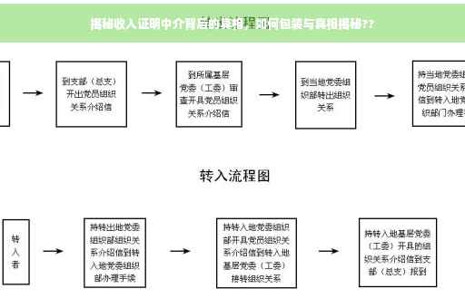 揭秘收入证明中介背后的真相，如何包装与真相揭秘??