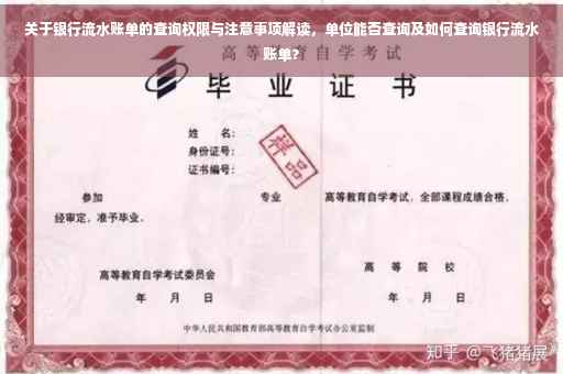 关于银行流水账单的查询权限与注意事项解读，单位能否查询及如何查询银行流水账单？