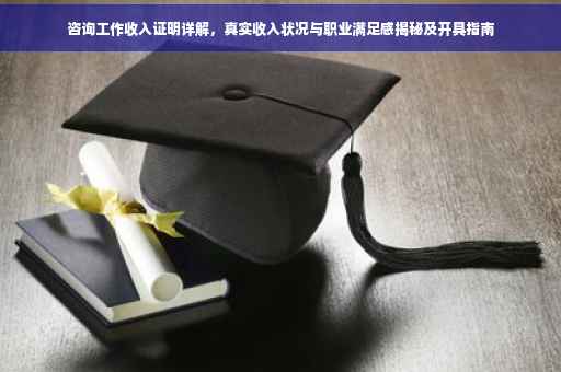 咨询工作收入证明详解，真实收入状况与职业满足感揭秘及开具指南