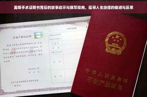 离婚手术证明书背后的故事启示与撰写指南，探寻人生抉择的痕迹与反思