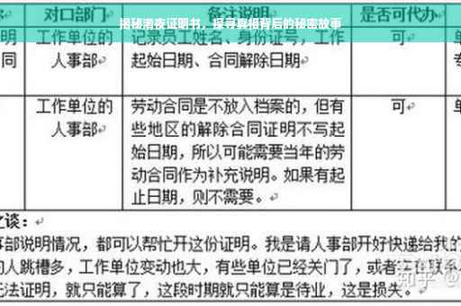 揭秘淆夜证明书，探寻真相背后的秘密故事
