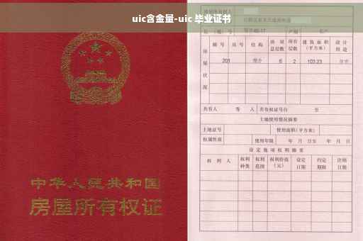 uic含金量-uic 毕业证书