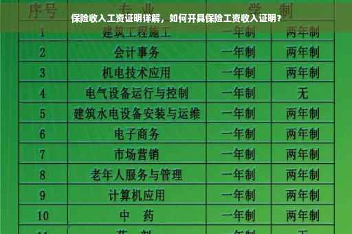 保险收入工资证明详解，如何开具保险工资收入证明？