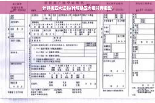 计算机五大证书(计算机五大证书有哪些)