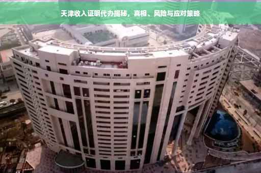 天津收入证明代办揭秘，真相、风险与应对策略