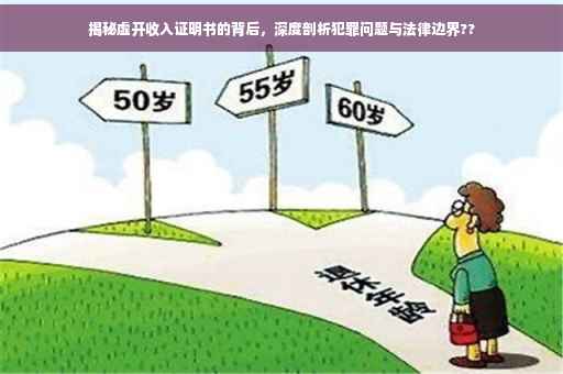 揭秘虚开收入证明书的背后，深度剖析犯罪问题与法律边界??