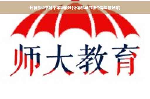 计算机证书哪个等级最好(计算机证书哪个等级最好考) 计算机证书哪个等级最好(计算机证书哪个等级最好考)