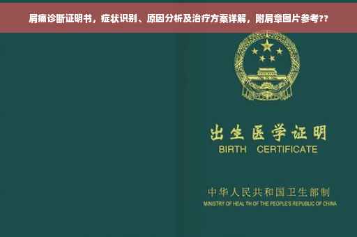 肩痛诊断证明书，症状识别、原因分析及治疗方案详解，附肩章图片参考??