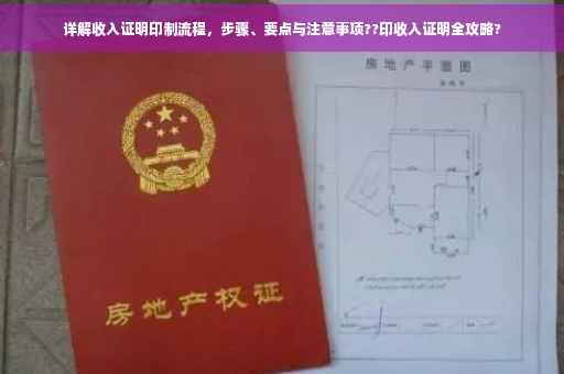 详解收入证明印制流程，步骤、要点与注意事项??印收入证明全攻略?