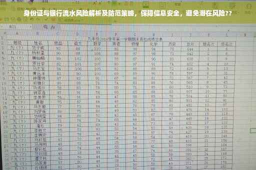 身份证与银行流水风险解析及防范策略，保障信息安全，避免潜在风险??