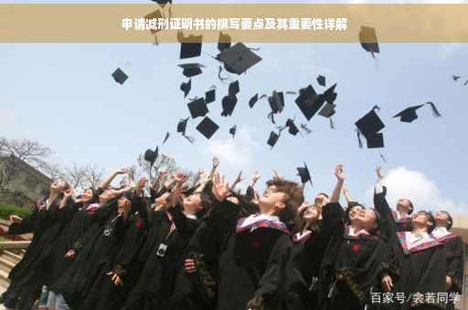 申请减刑证明书的撰写要点及其重要性详解