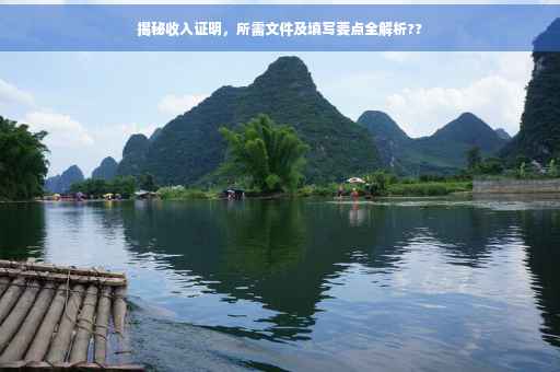 揭秘收入证明，所需文件及填写要点全解析??